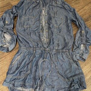 Haute Monde Blue Denim Jumpsuit